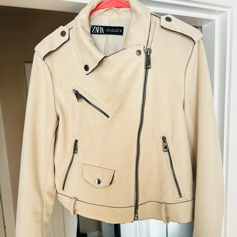 Zara Cream Outerwear